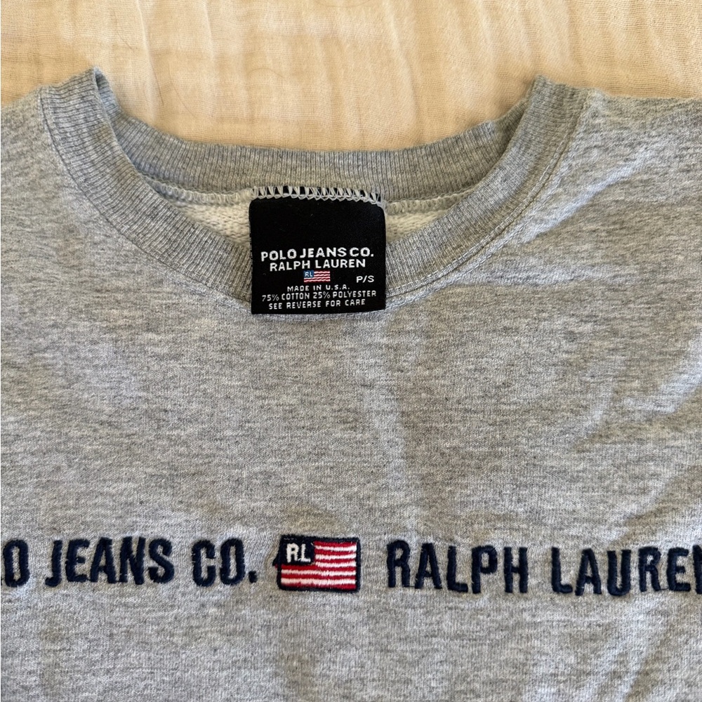 Polo Jeans Co. Ralph Lauren Gray Sweatshirt
